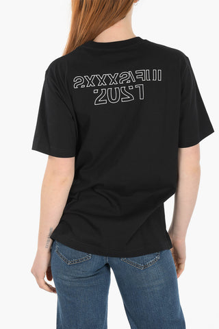 t-shirt girocollo CL-T-JUST-O1 con ricamo frontale