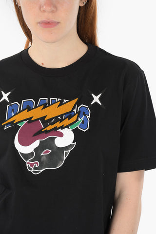 t-shirt girocollo CL-T-JUST-O1 con ricamo frontale