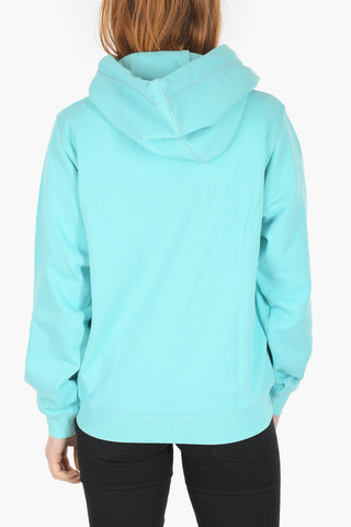 felpa oversized F-ANG-R20 con stampa e cappuccio