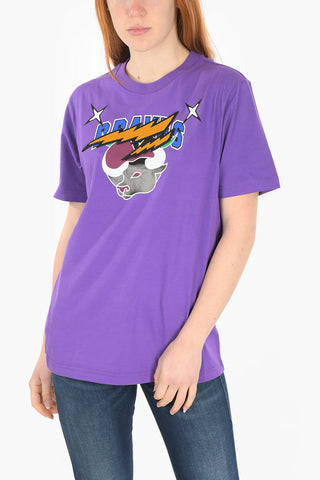t-shirt girocollo CL-T-JUST-O1 con ricamo frontale