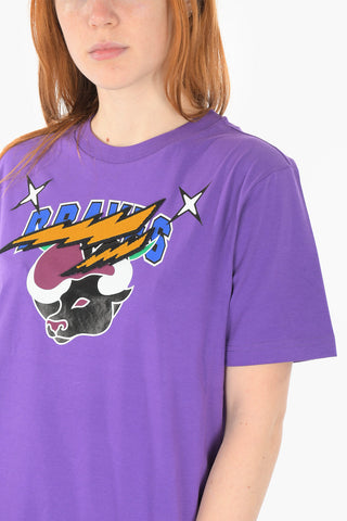 t-shirt girocollo CL-T-JUST-O1 con ricamo frontale