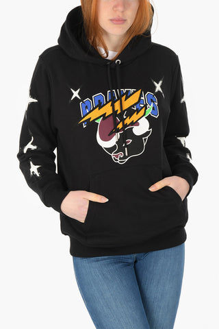 maxi patch pocket CL-S-GIRK sweatshirt with printed profiles