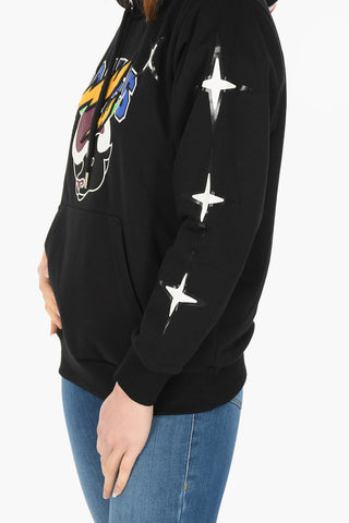 maxi patch pocket CL-S-GIRK sweatshirt with printed profiles