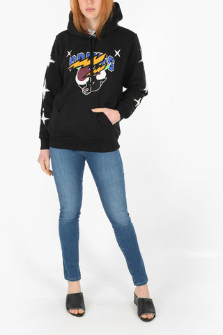 maxi patch pocket CL-S-GIRK sweatshirt with printed profiles