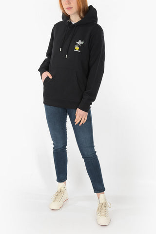 hooded VE-S-GIRK-HOOD-LEO sweatshirt with maxi patch pocket