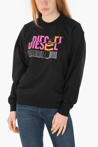 crew-neck sweatshirt F-ANG-K14 with print