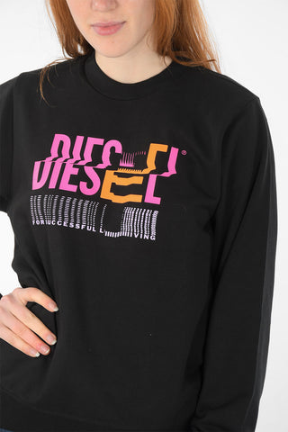 crew-neck sweatshirt F-ANG-K14 with print