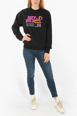 crew-neck sweatshirt F-ANG-K14 with print