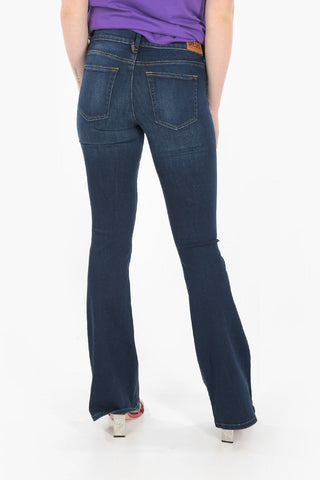 jeans bootcut D-EBBEY stretch a vita bassa L32