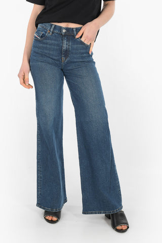 stretch denim D-AKEMI bootcut jeans L.32