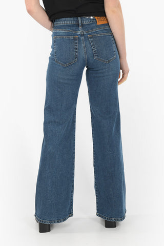 stretch denim D-AKEMI bootcut jeans L.32