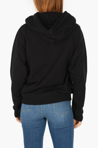 felpa oversized F-ANG-R20 con stampa e cappuccio