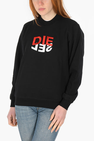 crew-neck F-ANG-V41 sweatshirt with embroidery
