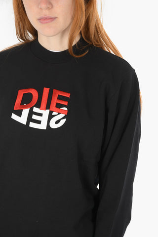 crew-neck F-ANG-V41 sweatshirt with embroidery