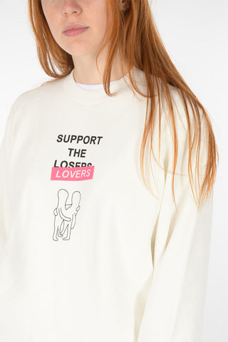 crew-neck F-ANG-R10 sweatshirt with front lovers print