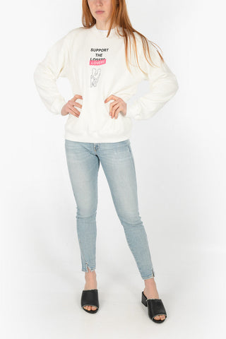 crew-neck F-ANG-R10 sweatshirt with front lovers print