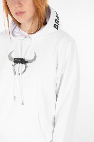 hooded CL-S-GIRK-HOOD-O sweatshirt with maxi patch pocket