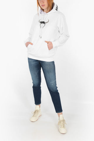 hooded CL-S-GIRK-HOOD-O sweatshirt with maxi patch pocket