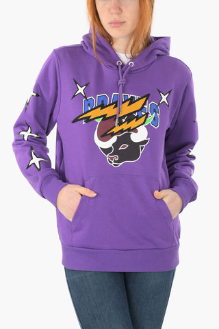 maxi patch pocket CL-S-GIRK sweatshirt with printed profiles