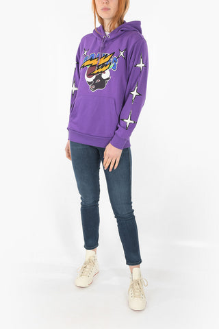 maxi patch pocket CL-S-GIRK sweatshirt with printed profiles