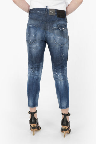 Side Zipped COOL GIRL CROPPED Denims