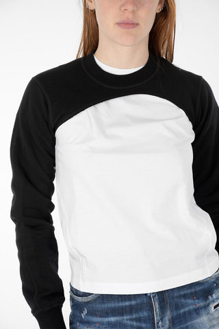 Long-sleeved Double Fabric T-Shirt