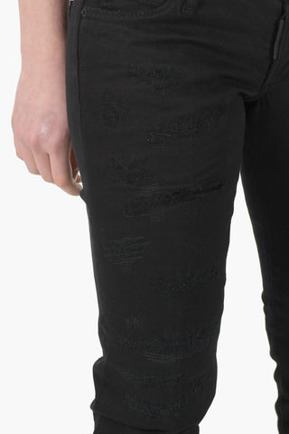 5-Taschen-Jeans BLACK BULL aus Distressed Denim