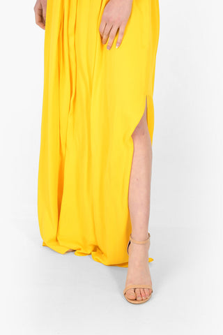 Halter Neck ORDE Silk Long Dress