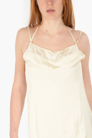 Bare Back Satin Long Dress