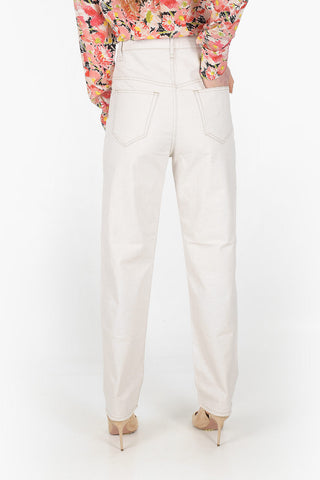 ETOILE Linen Blend CORFY High Waist Straight Jeans