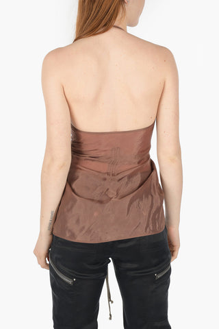 PHLEGETHON Satin LAURA Wrap Top