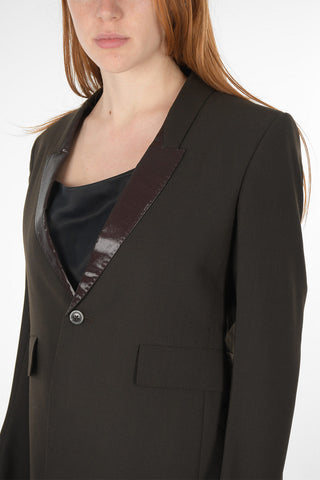 TECUATL Blazer Monopetto SOFT con Rever in Lurex