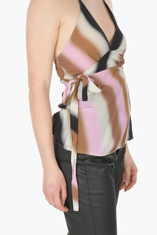 PHLEGETHON Multicolor LAURA Wrap Top