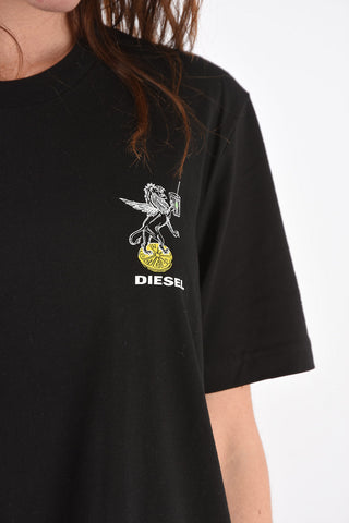 crew-neck VE-T-JUST-LEO t-shirt with print