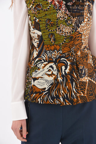 Double-pleated LA FORCE Flush Pocket Vest