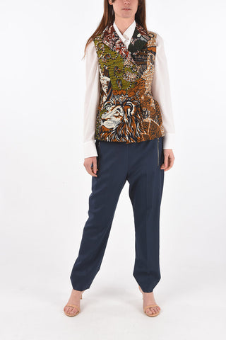 Double-pleated LA FORCE Flush Pocket Vest