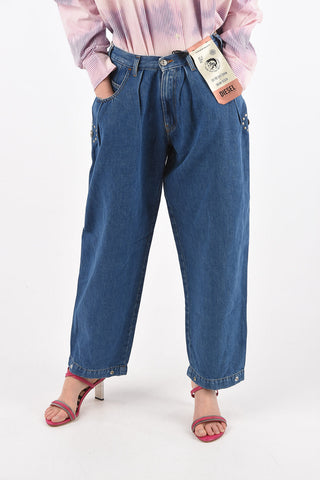 double pleat D-CONCIAS-SP4 baggy jeans L.30