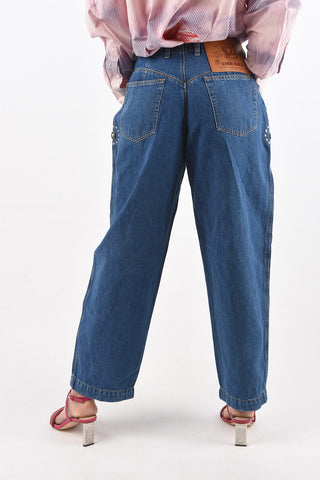 double pleat D-CONCIAS-SP4 baggy jeans L.30
