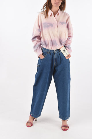 double pleat D-CONCIAS-SP4 baggy jeans L.30