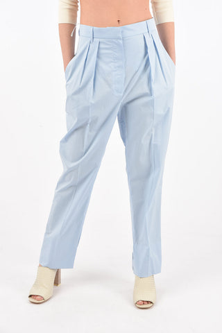 high-rise waist REYA double pleat trousers