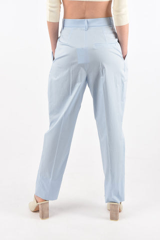 high-rise waist REYA double pleat trousers