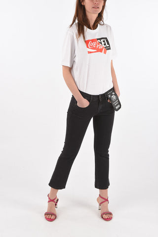 low waist D-EBBEY-KY bootcut jeans with studs details L32