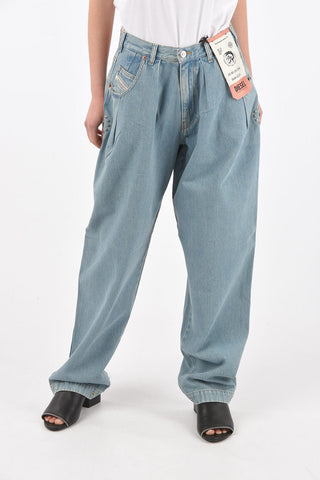 double pleat D-CONCIAS-SP4 baggy jeans L.32