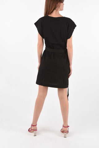cut out detail D-EASY mini dress with belt