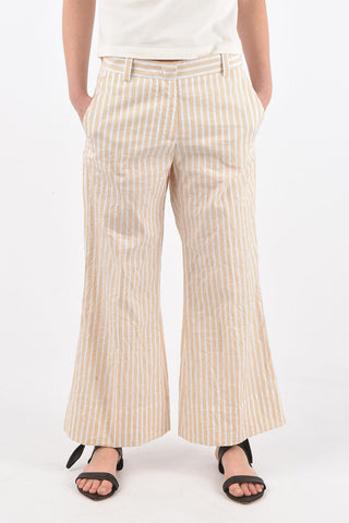 striped MELODY B palazzo pants