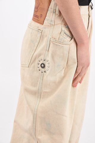 jeans boyfriend D-CONCIAS-SP3 a una pince acid wash L32
