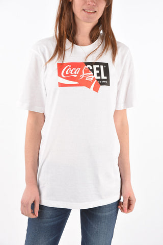 COCA COLA crew-neck CC-T-JUST t-shirt with front logo-print