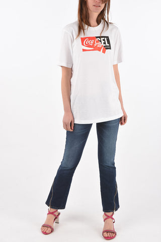 COCA COLA crew-neck CC-T-JUST t-shirt with front logo-print