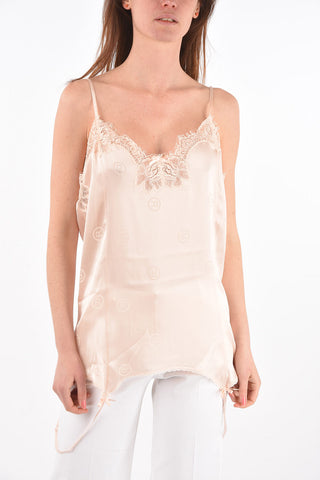 lace detail top