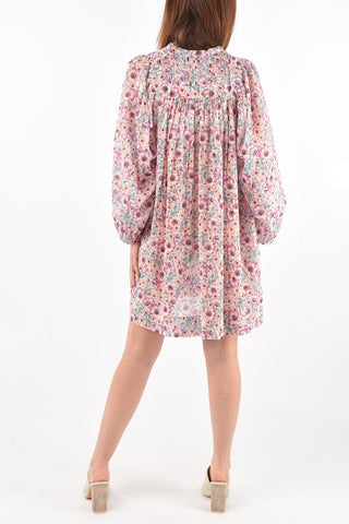 Floral Patterned VIRGINIE Shirt Dress